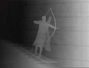 Подсказка к стереограмме - Лучник Подсказка к стереограмме - Лучник