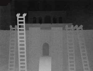 Подсказка к стереограмме - Осада крепости с лестницами Подсказка к стереограмме - Осада крепости с лестницами