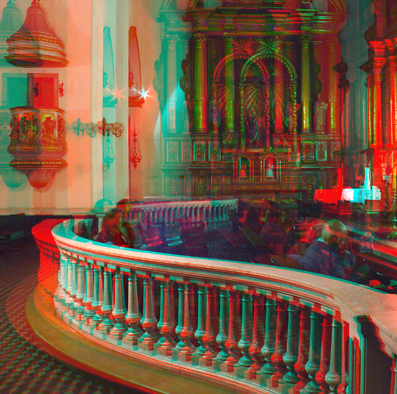 Анаглиф - Органист в храме Анаглиф - Органист в храме