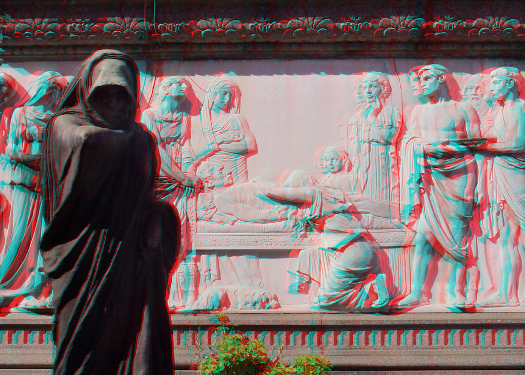 Анаглиф - Кладбищенский барельеф и статуя Анаглиф - Кладбищенский барельеф и статуя