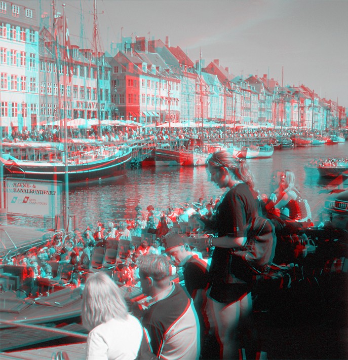 Анаглиф - На набережной Анаглиф - На набережной