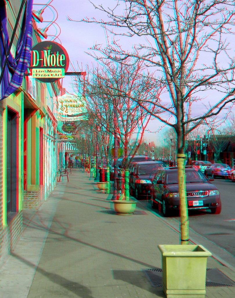 Анаглиф - Городская весна Анаглиф - Городская весна