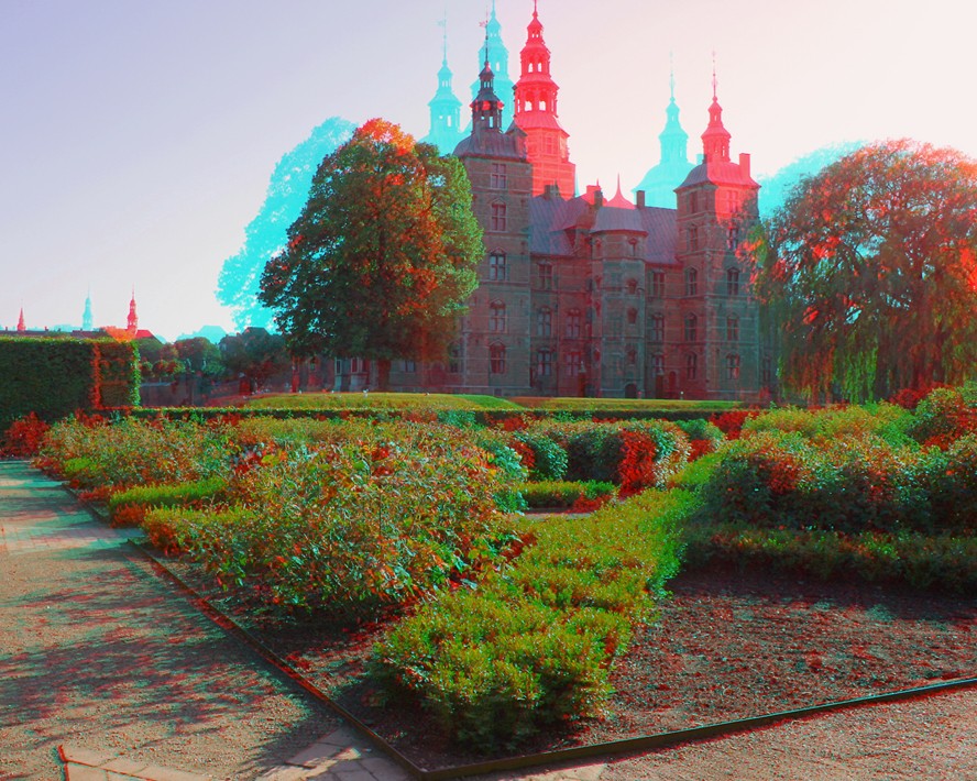 Анаглиф - Замок Розенборг (Дания) Анаглиф - Замок Розенборг (Дания)