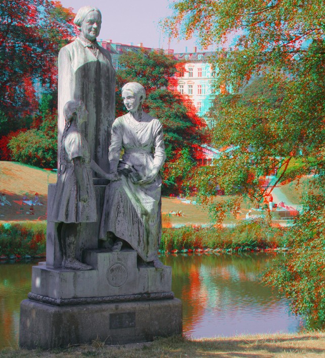 Анаглиф - Мемориал Натали Захле (Копенгаген, Дания) Анаглиф - Мемориал Натали Захле (Копенгаген, Дания)