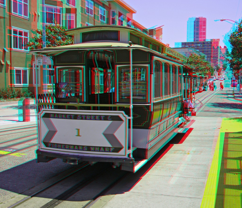 Анаглиф - Трамвайчик Анаглиф - Трамвайчик