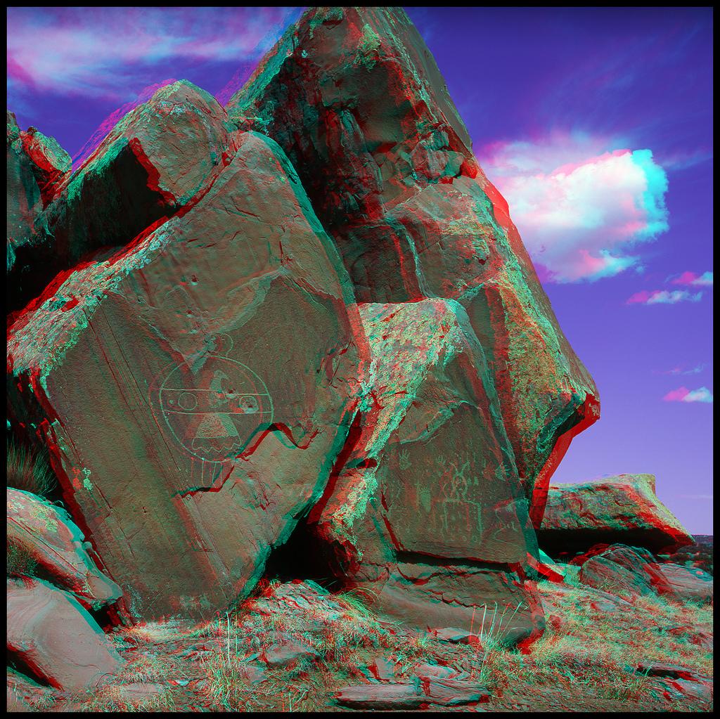 Анаглиф - Скала Анаглиф - Скала