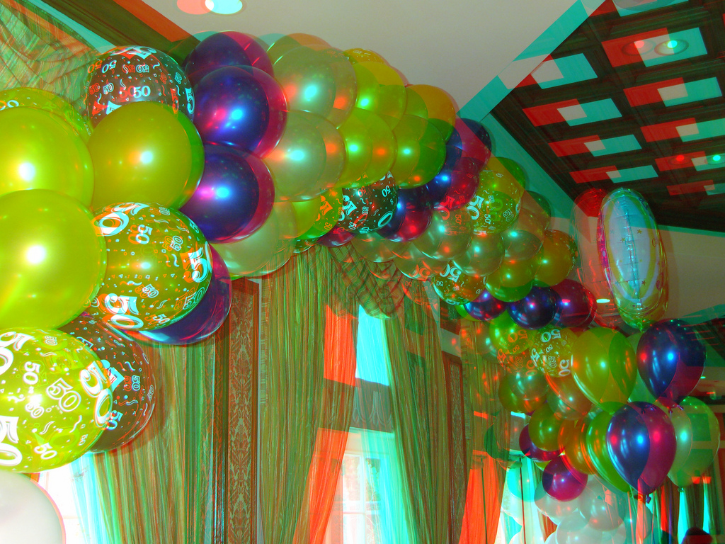 Анаглиф - Праздничный декор из воздушных шаров Анаглиф - Праздничный декор из воздушных шаров