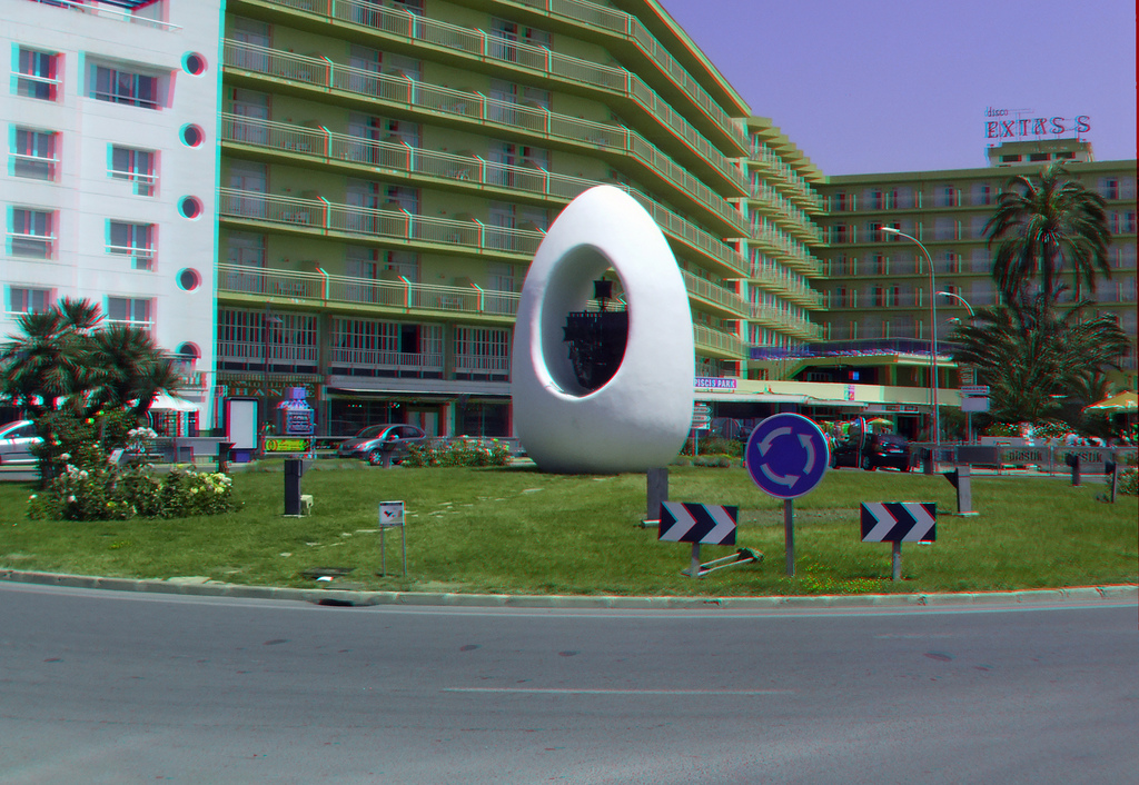 Анаглиф - Памятник «Колумбово яйцо» (Сан Антонио, Ибица) Анаглиф - Памятник «Колумбово яйцо» (Сан Антонио, Ибица)