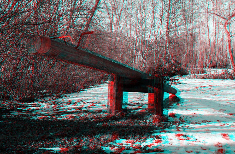 Анаглиф - Весенние проталины Анаглиф - Весенние проталины