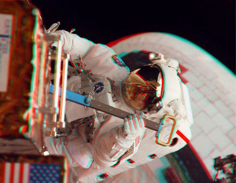 Анаглиф - Космонавт Анаглиф - Космонавт