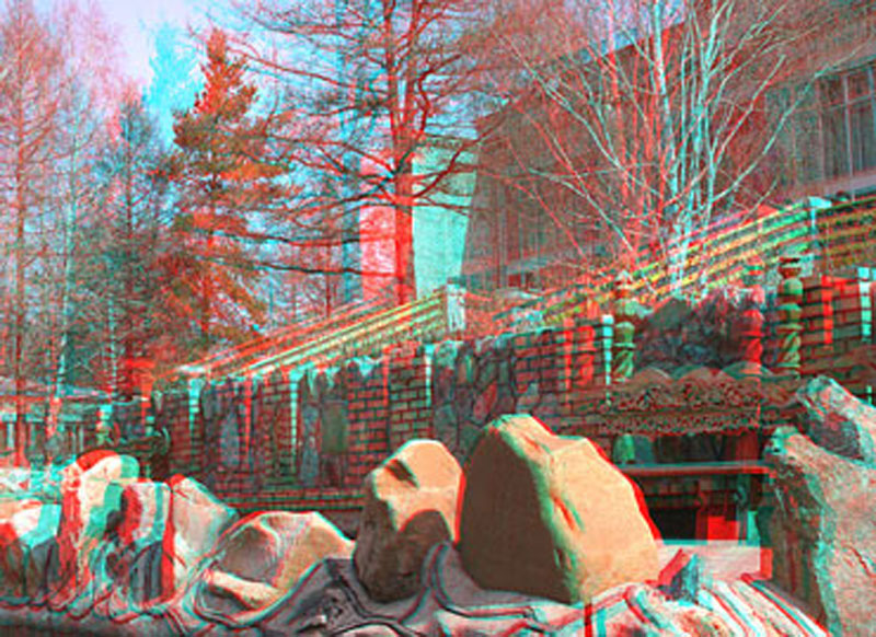 Анаглиф - Городская фотозарисовка Анаглиф - Городская фотозарисовка