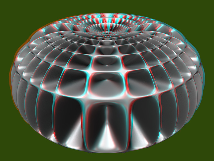 Анаглиф - Объемная абстракция Анаглиф - Объемная абстракция