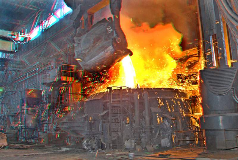 Анаглиф - Дуговая сталеплавильная печь Анаглиф - Дуговая сталеплавильная печь