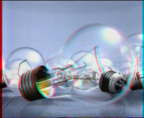 Анаглиф - Лампочки накаливания Анаглиф - Лампочки накаливания