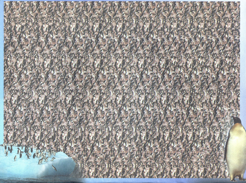 Стереограмма - Пингвин Стереограмма - Пингвин