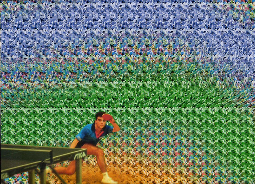 Стереограмма - Настольный теннис Стереограмма - Настольный теннис