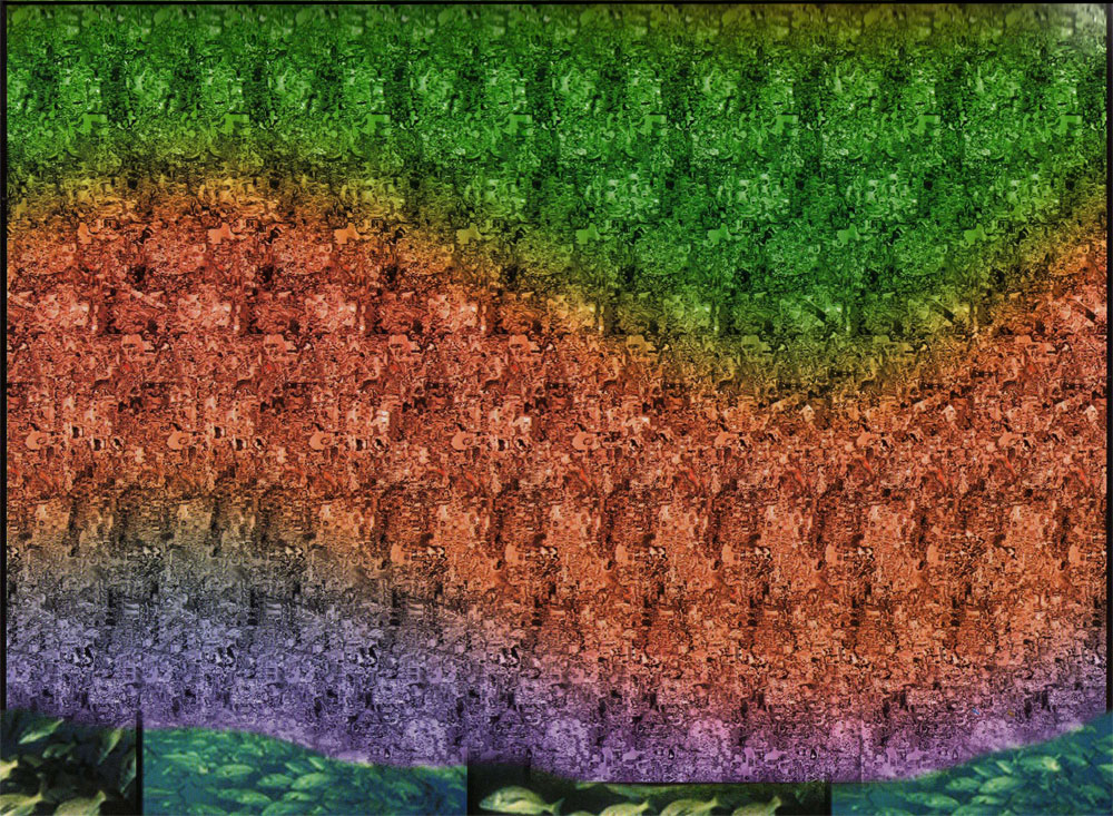 Стереограмма - Рыбы Стереограмма - Рыбы