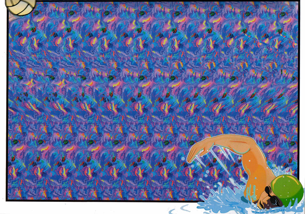 Стереограмма - Водное поло Стереограмма - Водное поло