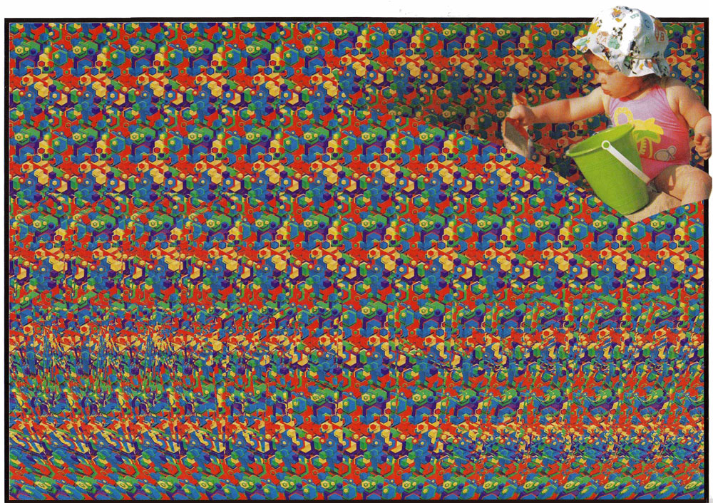 Стереограмма - Детская площадка Стереограмма - Детская площадка