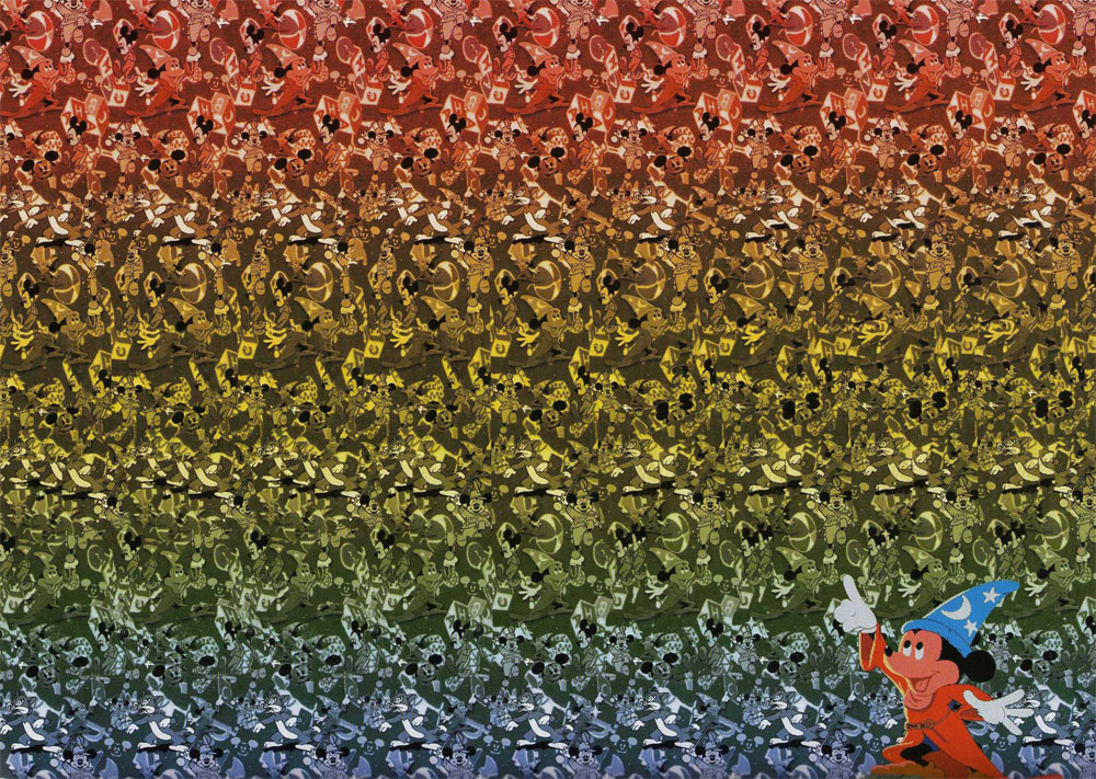 Стереограмма - Микки-маус Стереограмма - Микки-маус