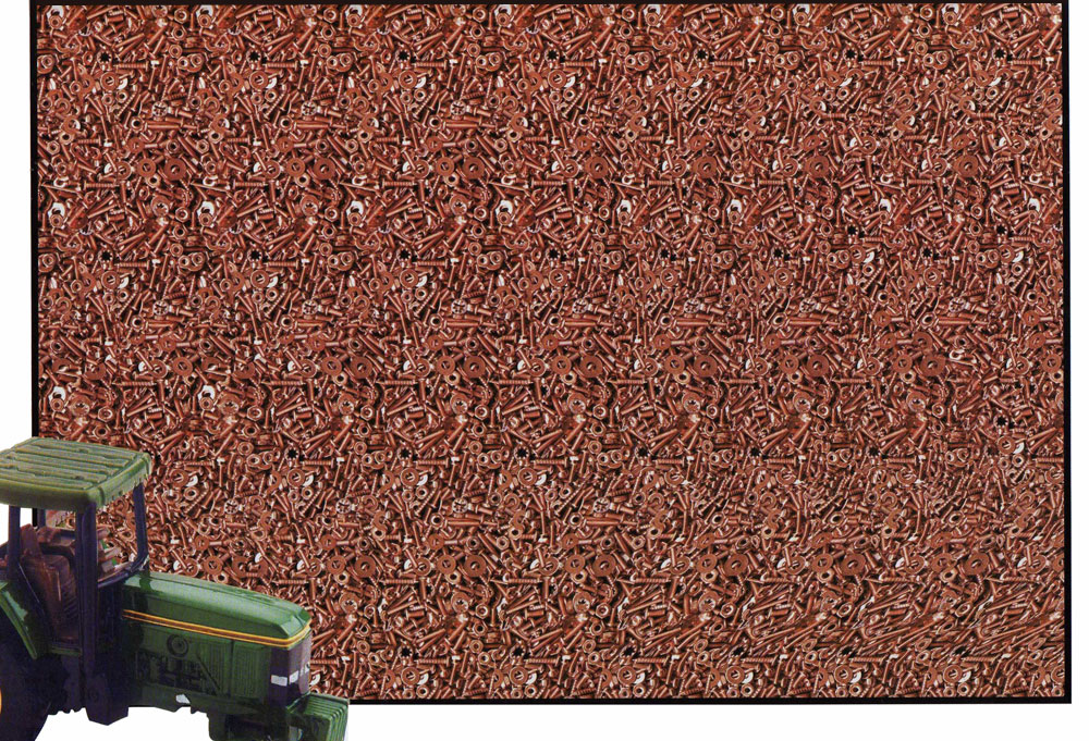 Стереограмма - Трактор Стереограмма - Трактор