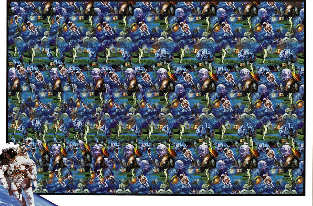 Стереограмма - Многоразовая ракета Стереограмма - Многоразовая ракета