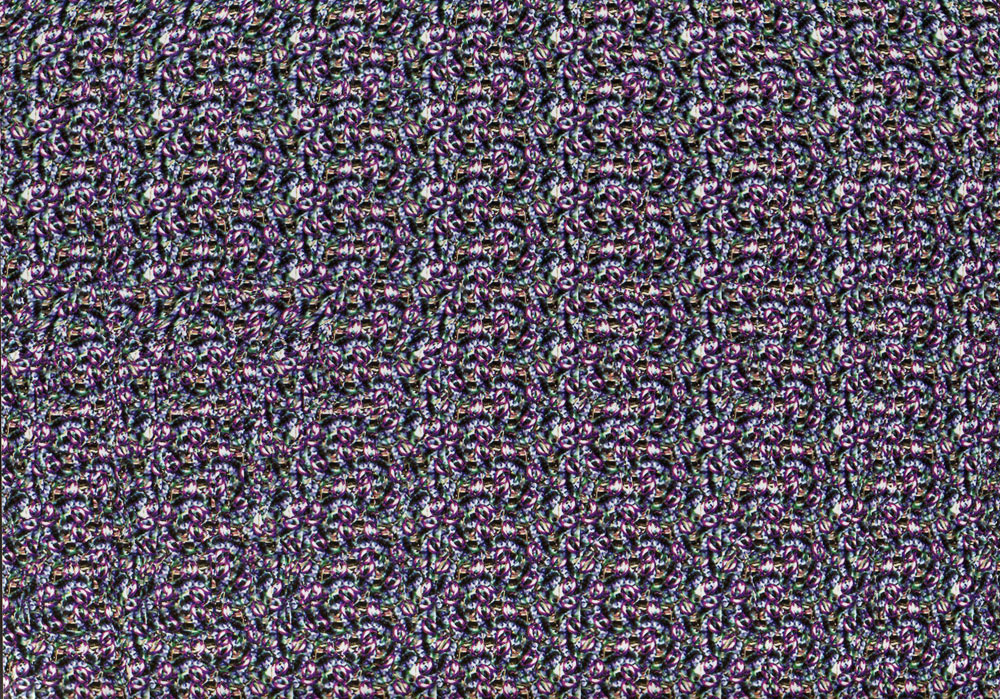 Стереограмма - Колонны, столик с кувшином и свечой, человек в плаще Стереограмма - Колонны, столик с кувшином и свечой, человек в плаще