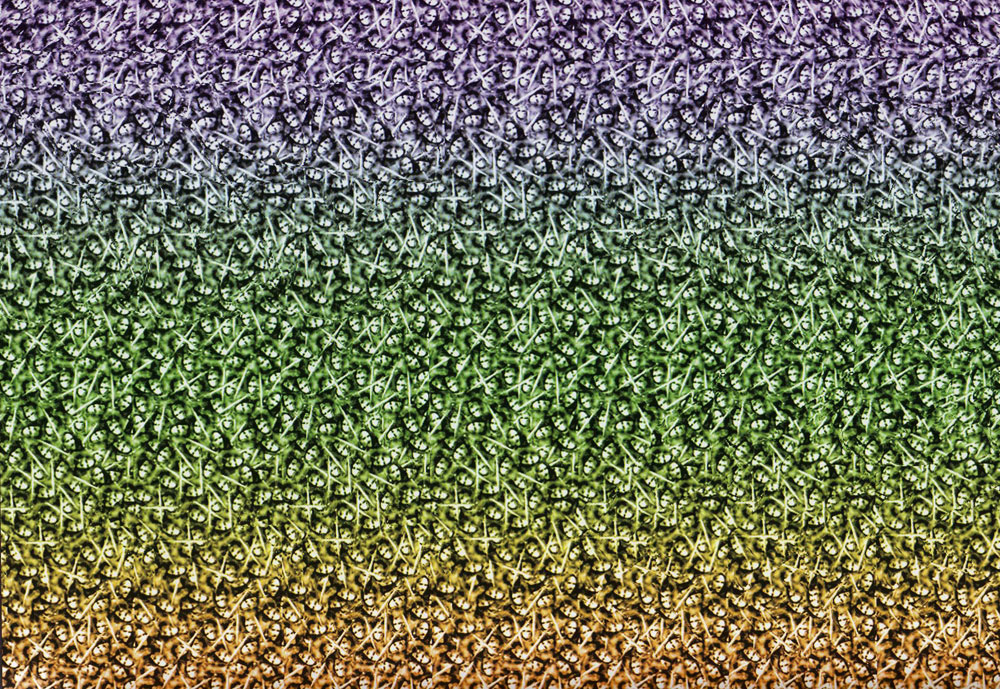 Стереограмма - Поверженный рыцарь с мечом Стереограмма - Поверженный рыцарь с мечом