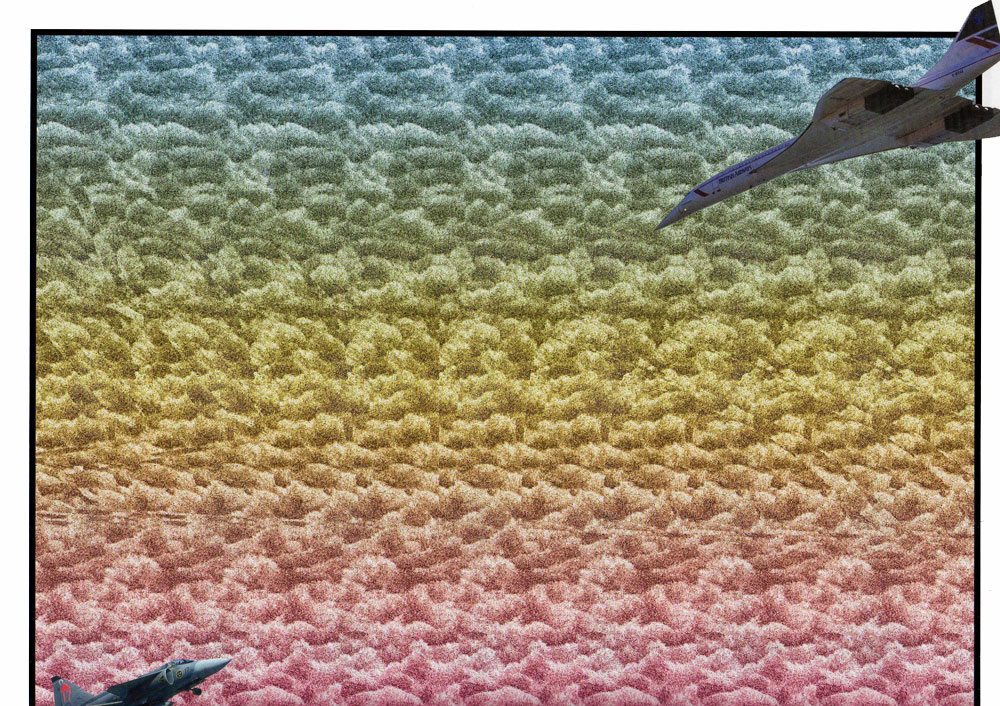 Стереограмма - Сверхзвуковой самолёт Стереограмма - Сверхзвуковой самолёт