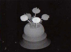 Подсказка к стереограмме - Цветы в вазе Подсказка к стереограмме - Цветы в вазе