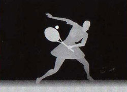 Подсказка к стереограмме - Теннисистка Подсказка к стереограмме - Теннисистка