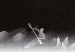 Подсказка к стереограмме - Каноэ Подсказка к стереограмме - Каноэ