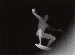 Подсказка к стереограмме - Серфингист Подсказка к стереограмме - Серфингист