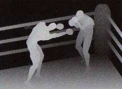 Подсказка к стереограмме - Боксёры Подсказка к стереограмме - Боксёры