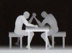 Подсказка к стереограмме - Армрестлинг Подсказка к стереограмме - Армрестлинг