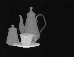 Подсказка к стереограмме - Сервиз с кофейником Подсказка к стереограмме - Сервиз с кофейником