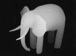 Подсказка к стереограмме - Слон Подсказка к стереограмме - Слон