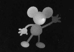 Подсказка к стереограмме - Микки-маус Подсказка к стереограмме - Микки-маус