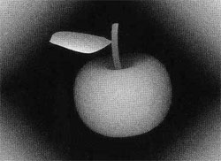 Подсказка к стереограмме - Яблоко Подсказка к стереограмме - Яблоко