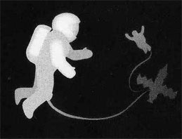 Подсказка к стереограмме - Астронавты Подсказка к стереограмме - Астронавты