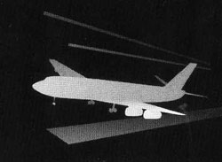 Подсказка к стереограмме - Самолёт на взлётной полосе Подсказка к стереограмме - Самолёт на взлётной полосе